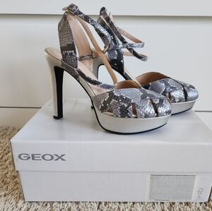 Geox Snakeskin High Heels